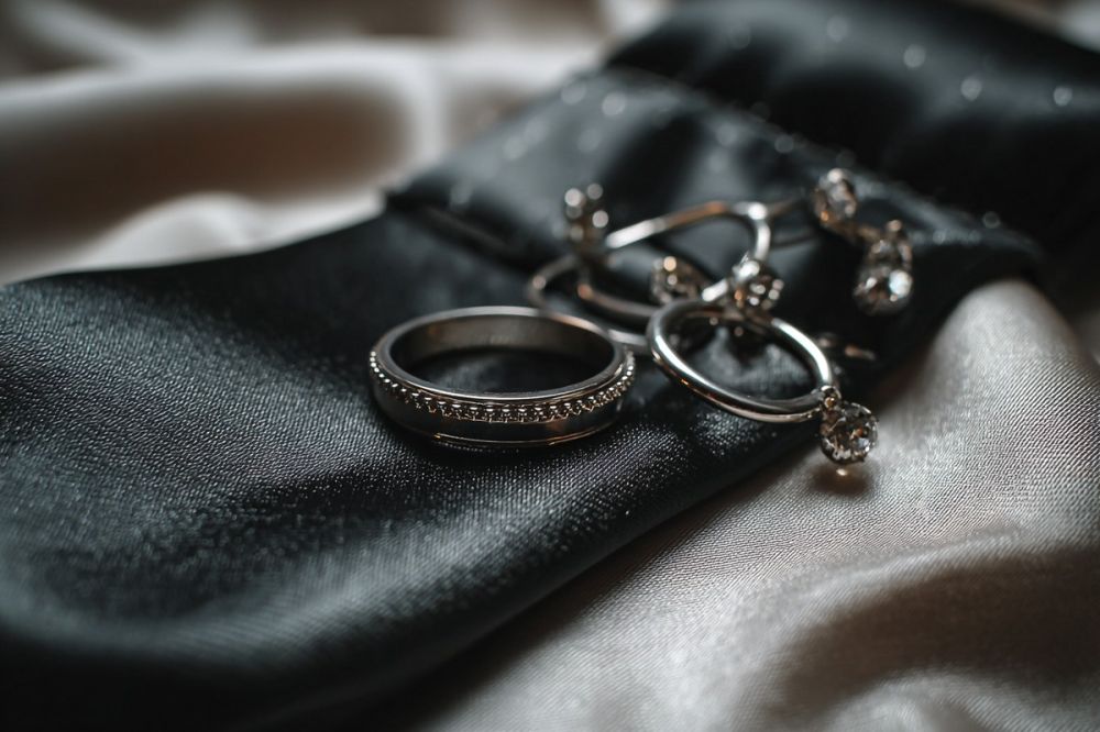 Как подобрать серебряные украшения к черному платью.